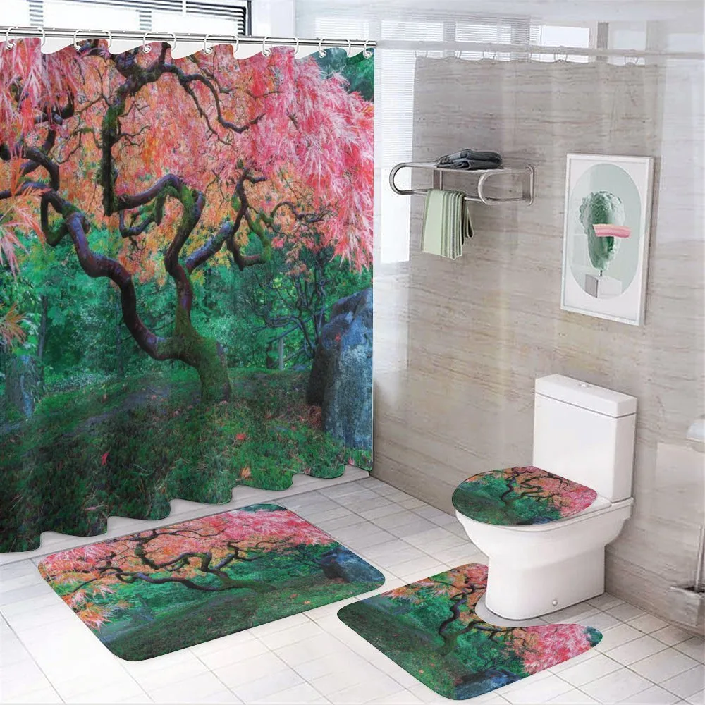 Red Leaf Maple in Garden — Your design