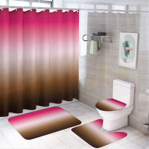 Simplistic Abstract on a shower curtain