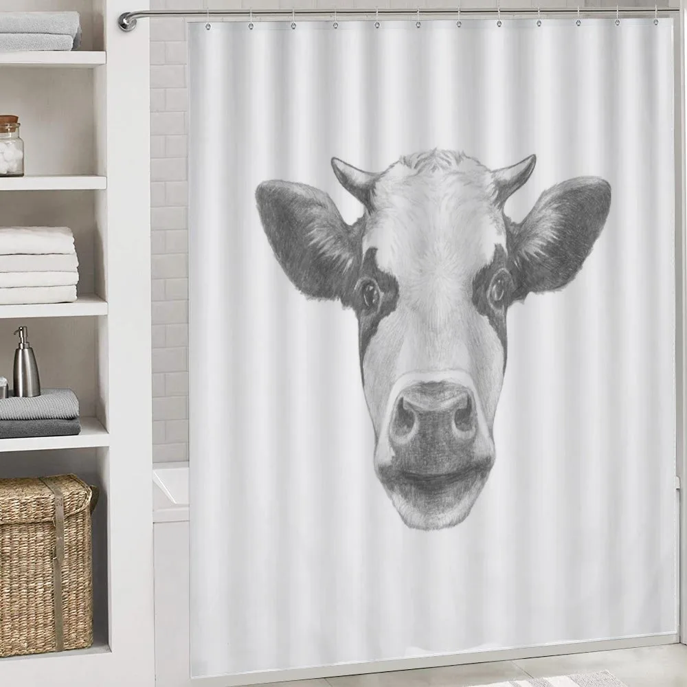 Sketch Portrait of Cow — Detail 4