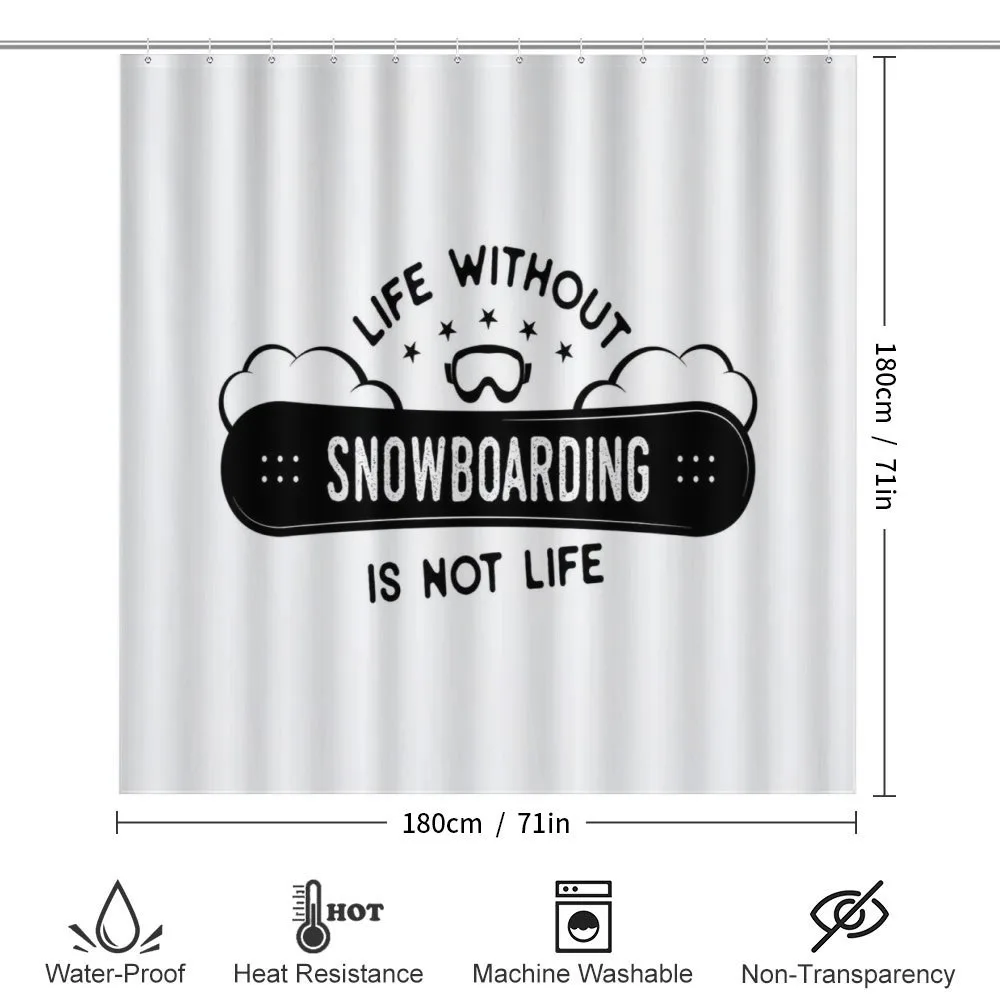 Snowboarding Calligraphy — Detail 2