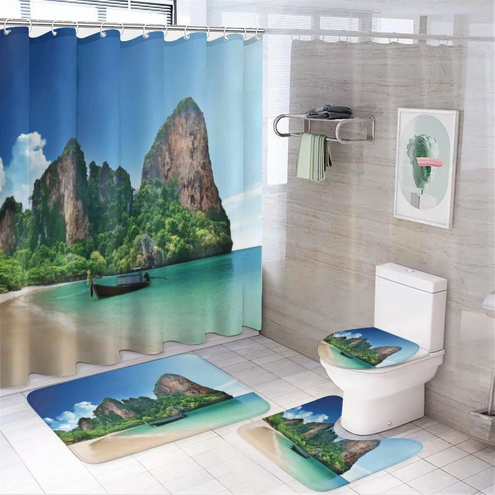 Thailand Rock Cliff Beach — Your design