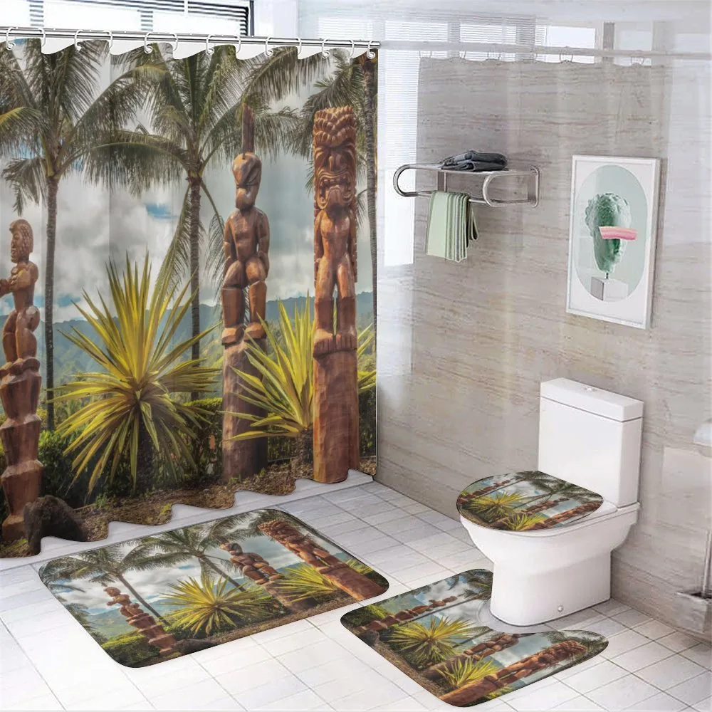 Tiki Masks and Palm Trees — Your design