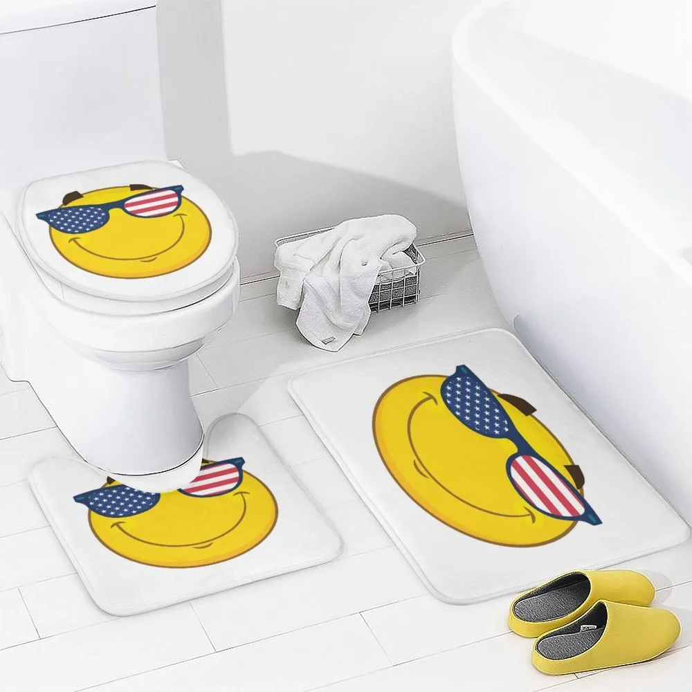 USA-Themed Emoji Sun Face — Detail 3