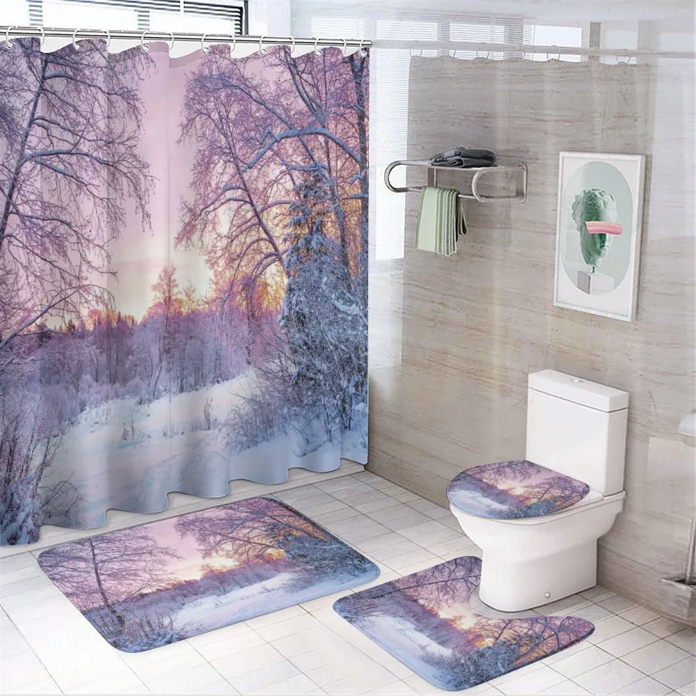 Braches Snowy Sunset — Your design