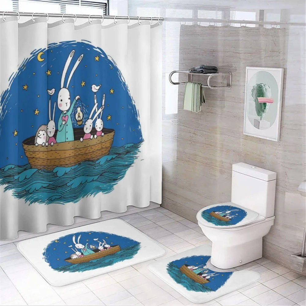 Bunnies Hedgehog in a Boat — Your design