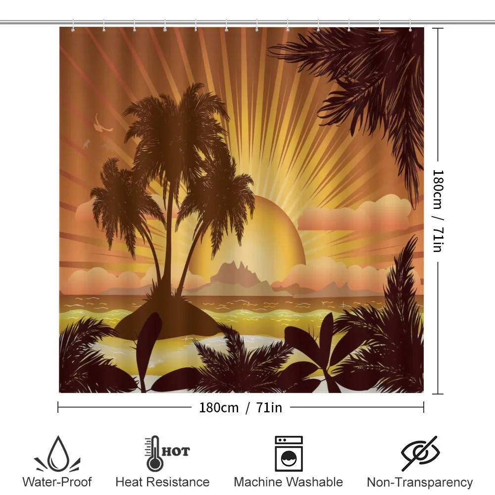 Digital Graphics Sunset Scene — Detail 2