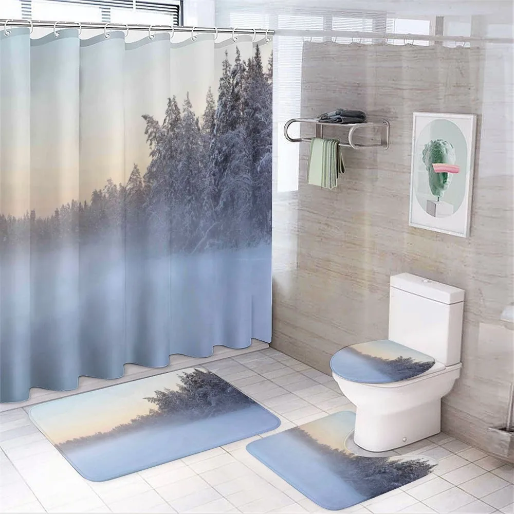Frozen Lake in Woods — Your design