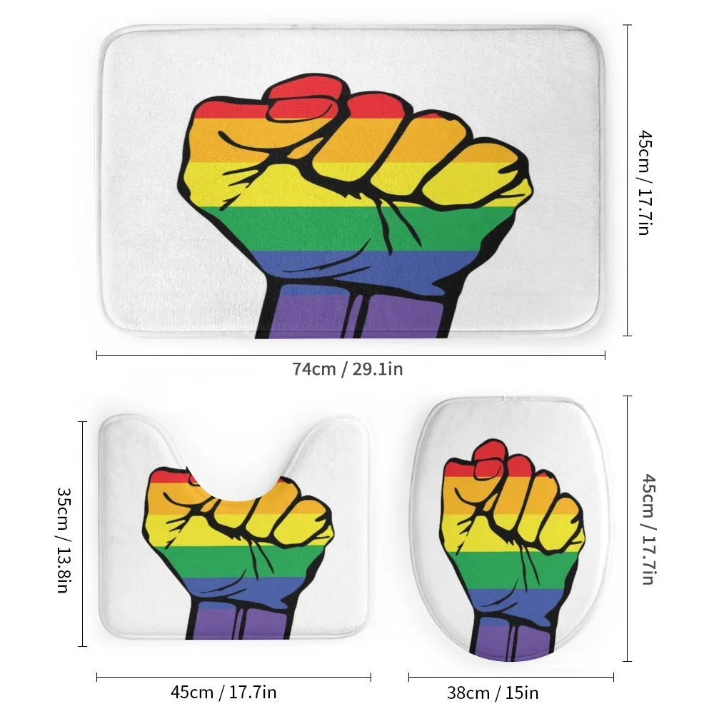 Gay Rights Rainbow Fist LQBT — Detail 1