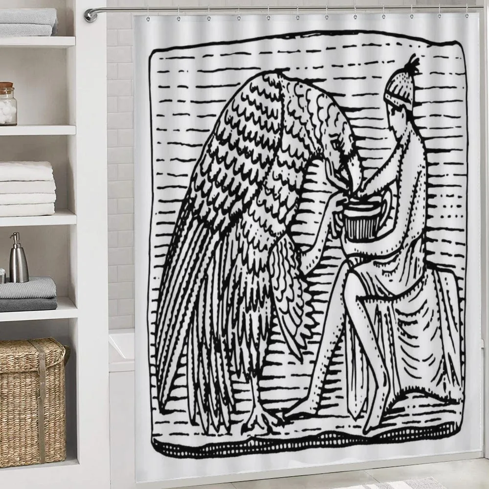 Greek Man and Eagle — Detail 4