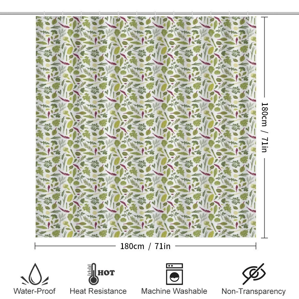 Greenery Food Pattern — Detail 2