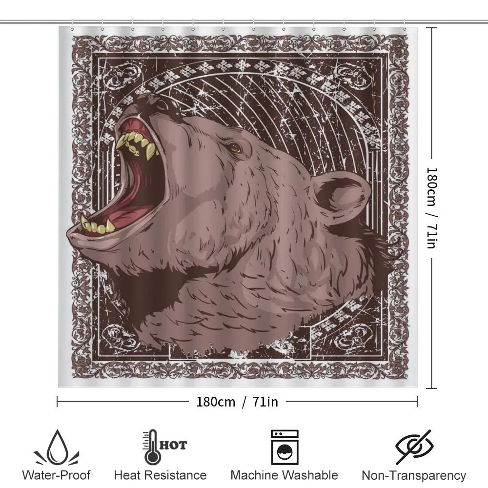 Growling Grizzly Bear — Detail 2