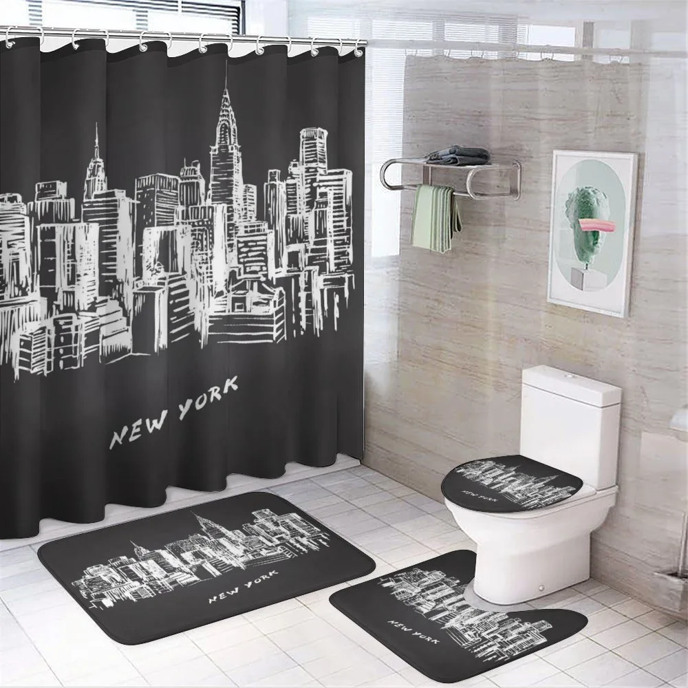 Hand Drawn City Buildings Deco — Your design
