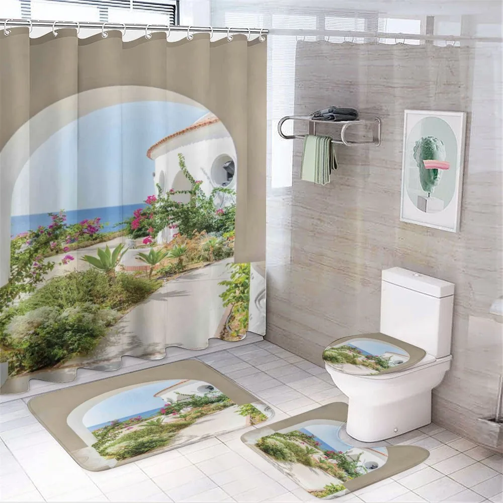 Plants Flowers Sea Panorama — Your design