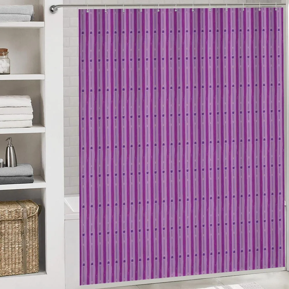 Purple Shaded Stripes — Detail 4