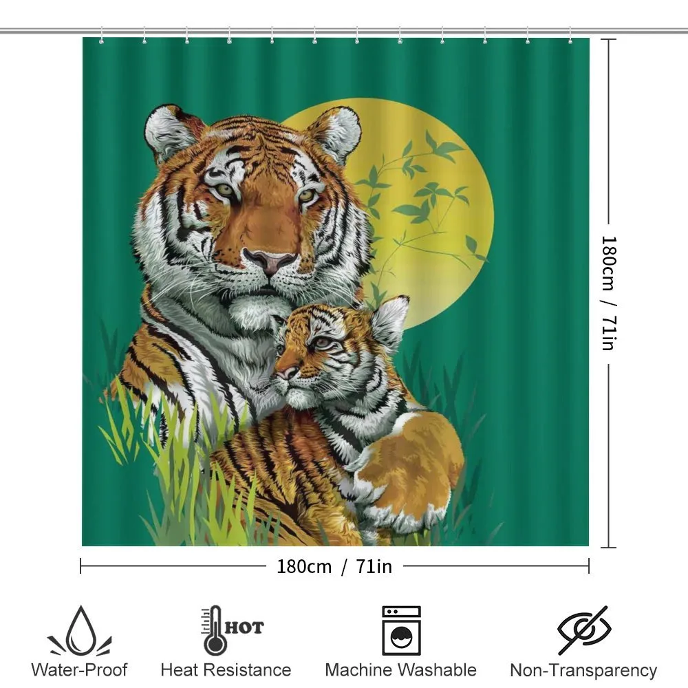 Tiger Family in Jungle — Detail 2