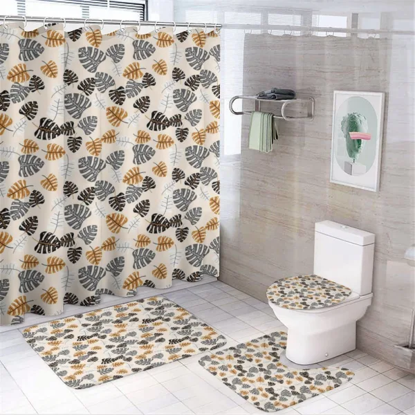 Tropical Hawaiian Plantation on a shower curtain
