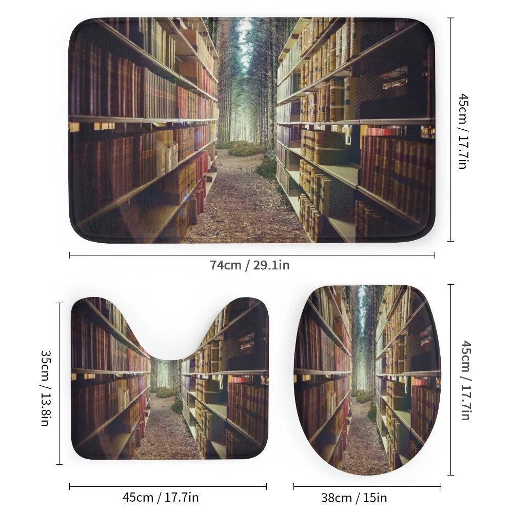 Abstract Library in Woods — Detail 1