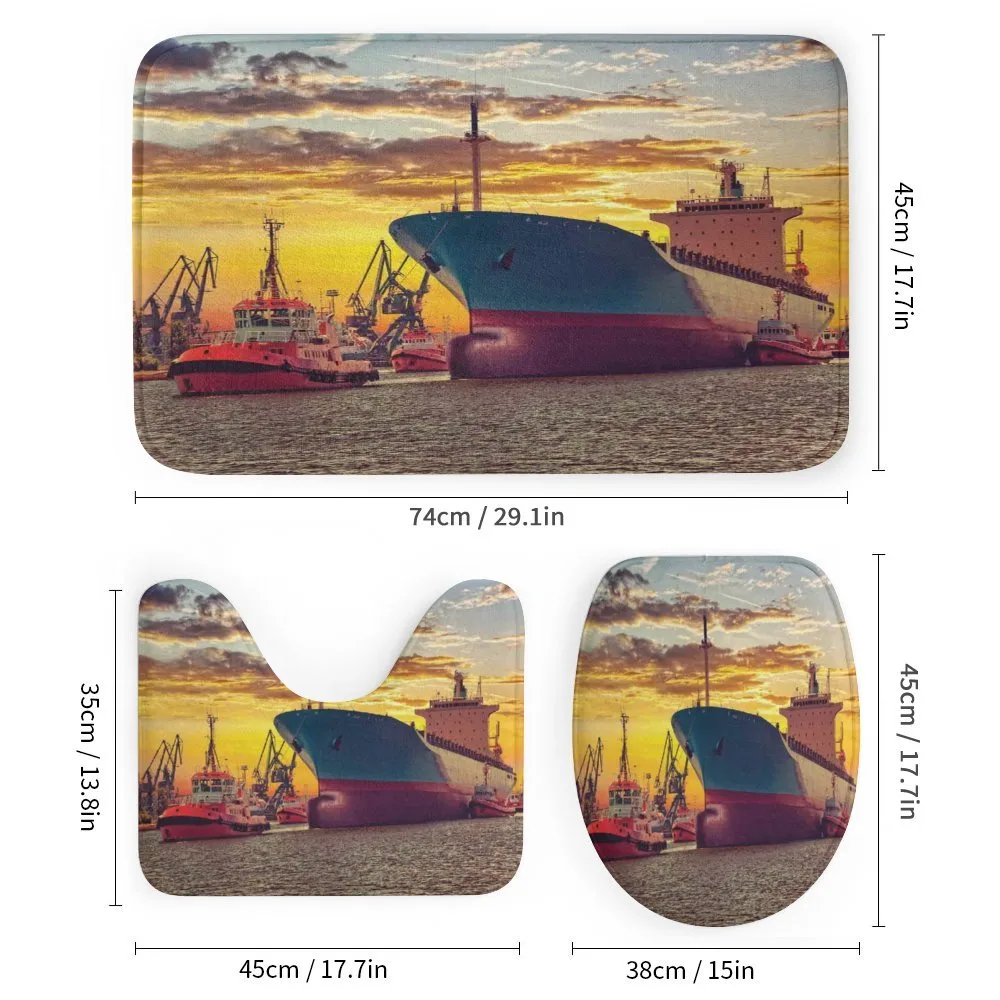 Big Ship at Sunset — Detail 1