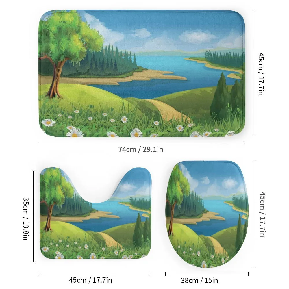 Cartoon Landscape Pattern — Detail 1