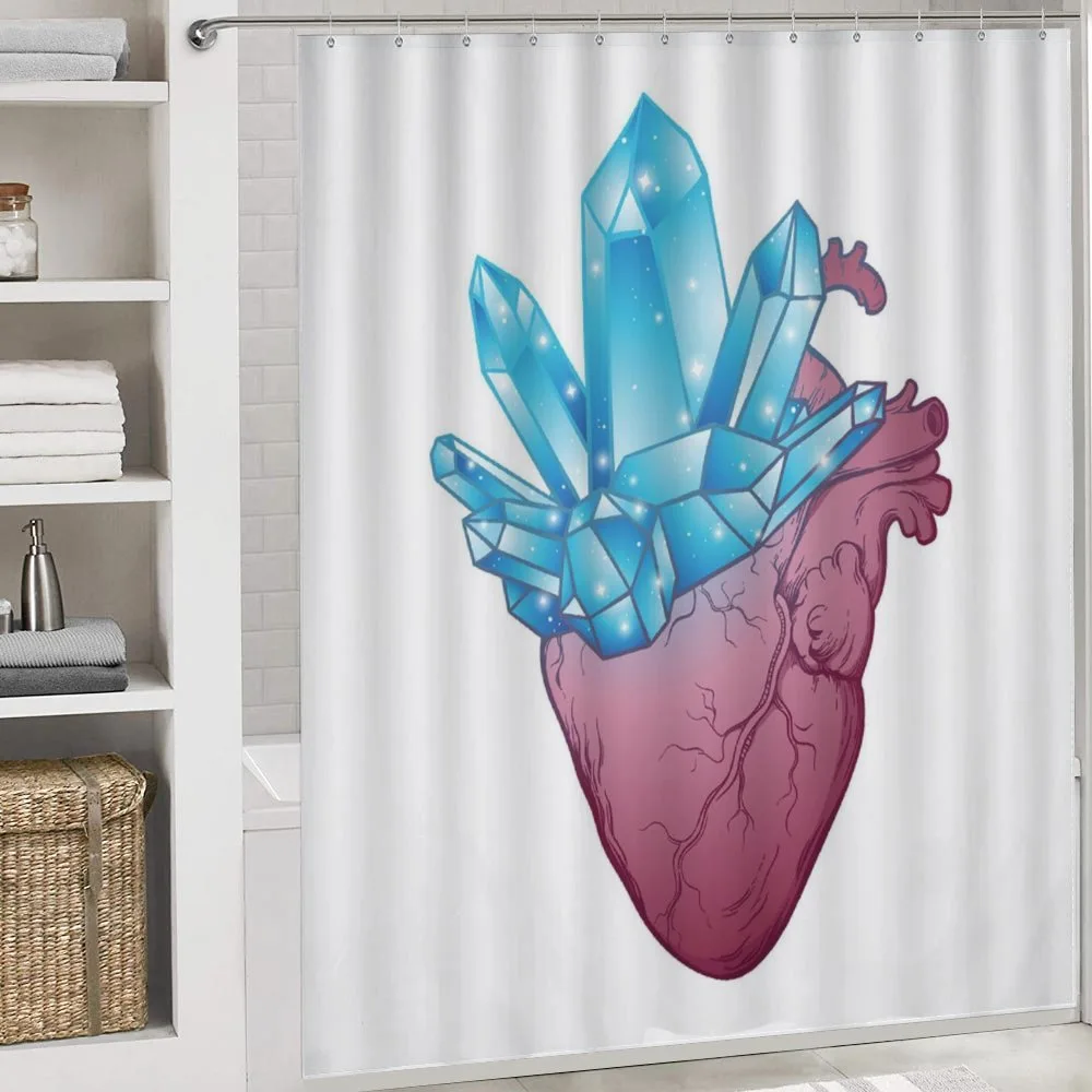 Crystal Growing from Heart — Detail 4