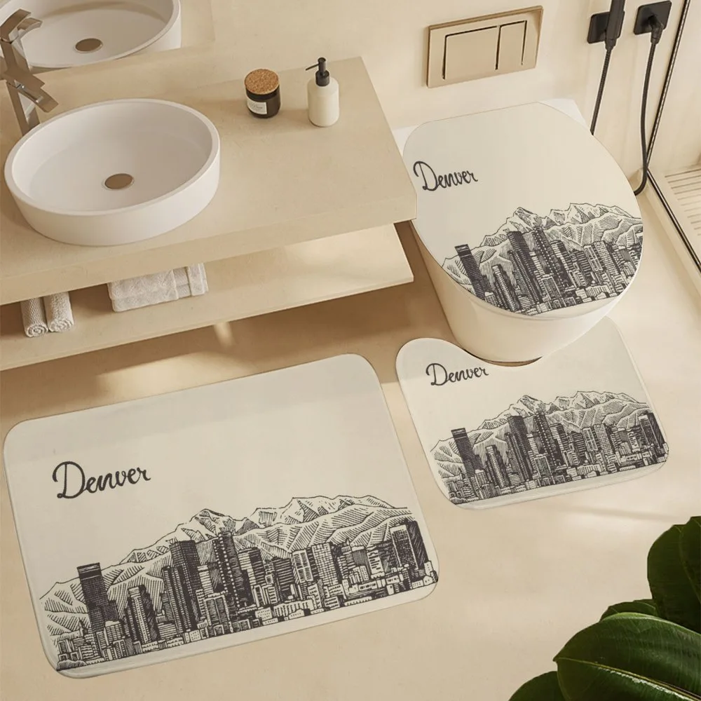 Denver City Skyline Sketch — Detail 5