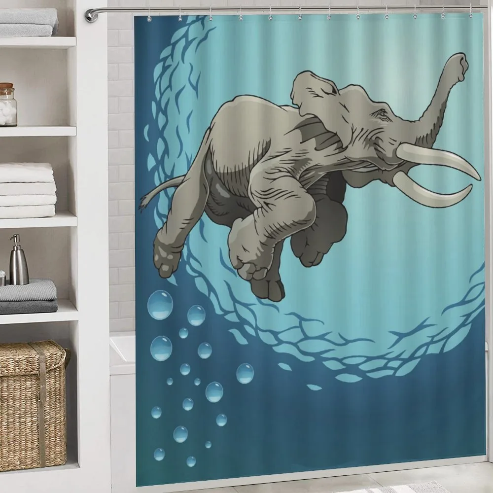 Elephant in Tropic Ocean — Detail 4