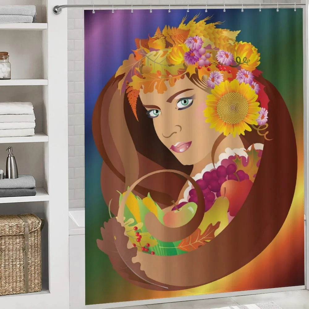 Floral Leafy and Fruits Hair — Detail 4