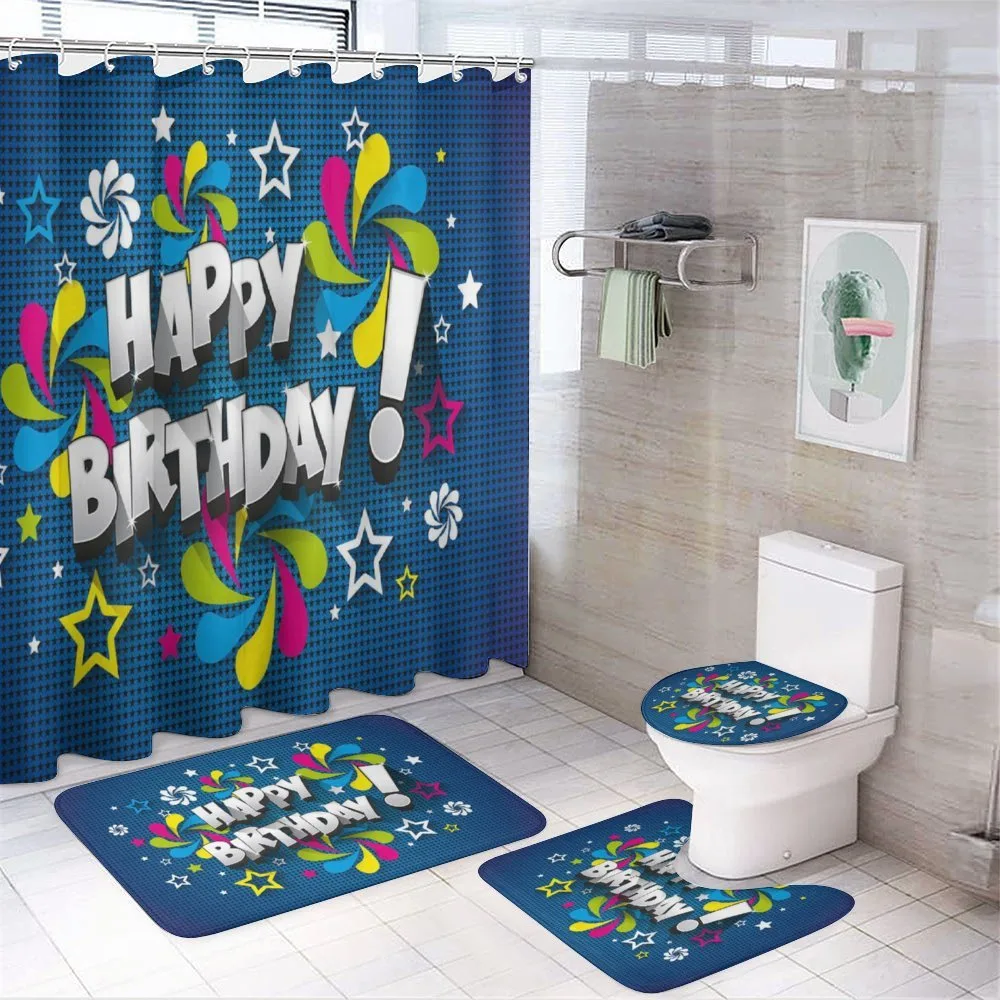Happy Greeting Stars Swirl — Your design