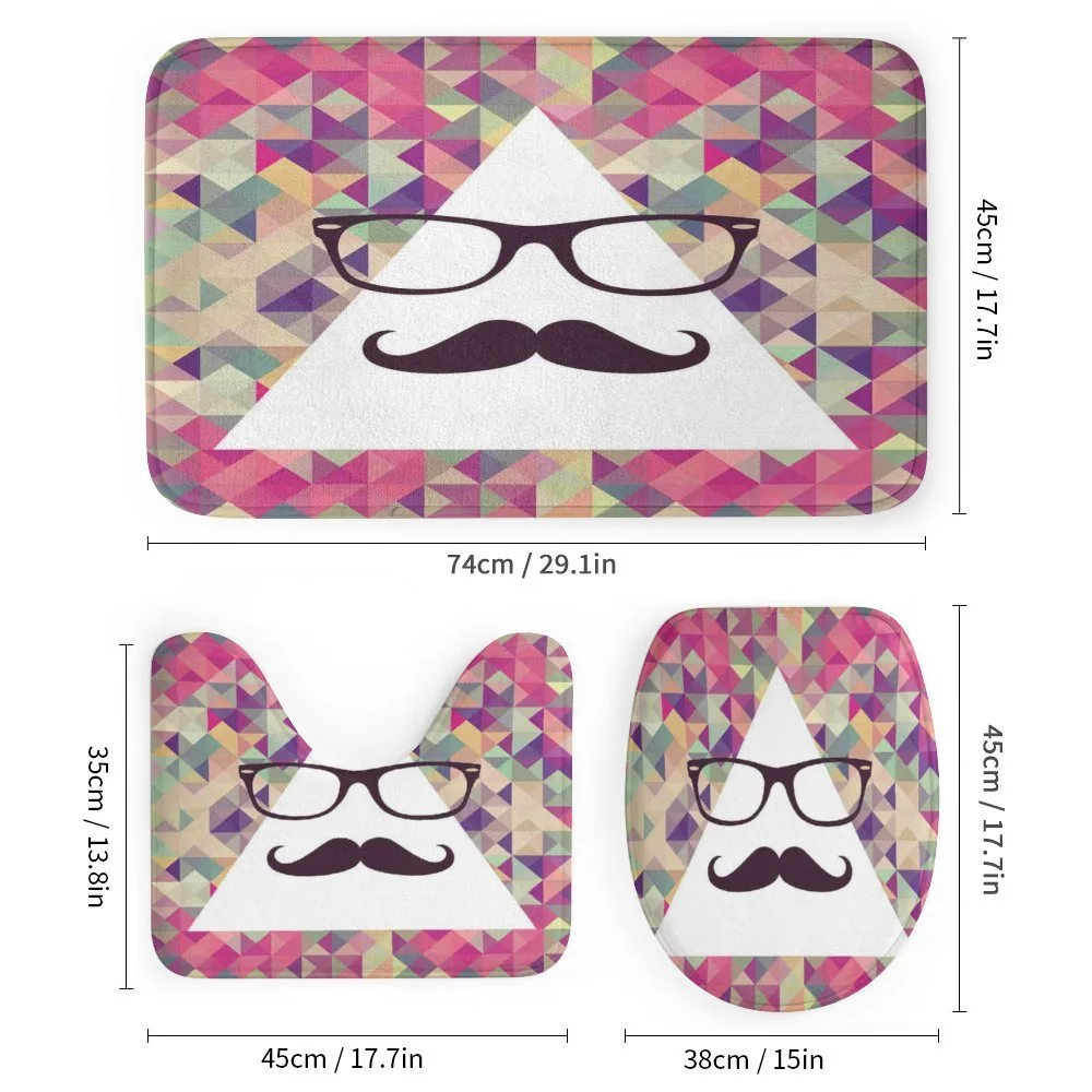 Hipster Mustache Glasses — Detail 1