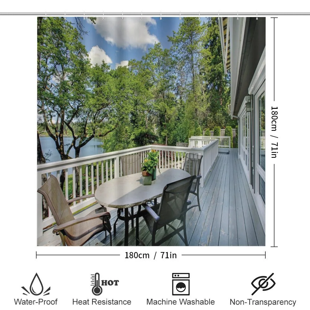 Home Patio Balcony Lake — Detail 2