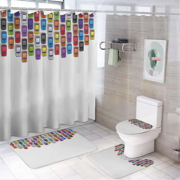 Traffic Jam Cars on a shower curtain