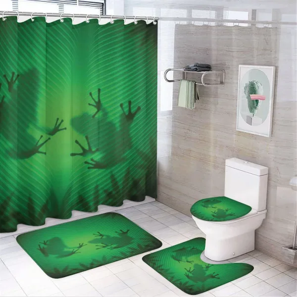 Tropic Banana Tree Leaf on a shower curtain