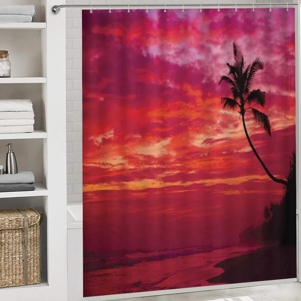 Tropical Island Beach Palms — Detail 4