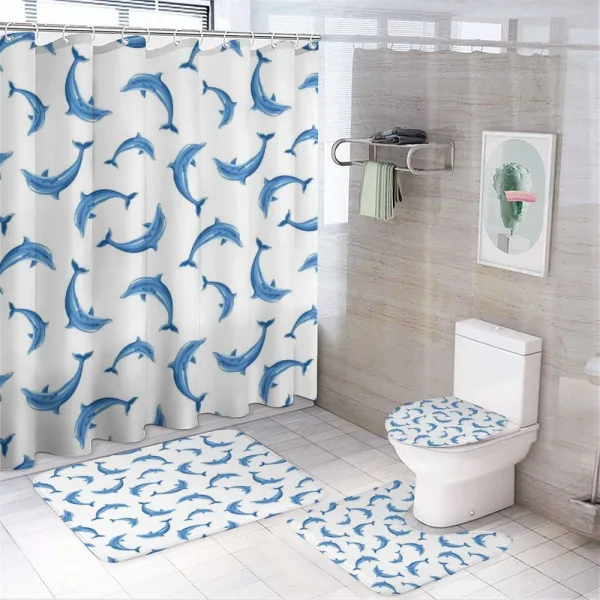Wildlife Under the Sea on a shower curtain