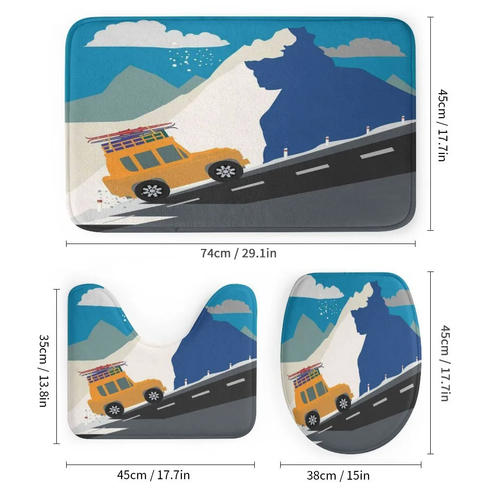 Winter Mountain Road Ski — Detail 1