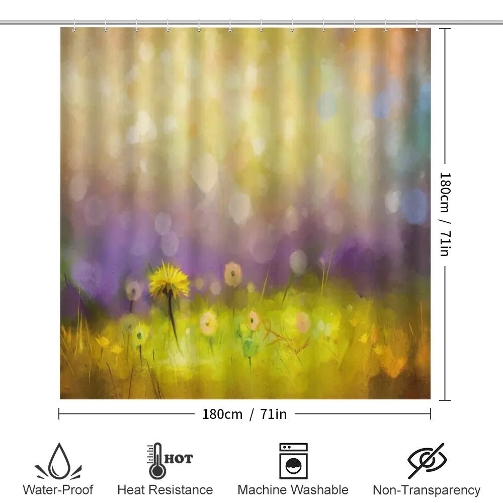 Yellow Dandelion Field — Detail 2