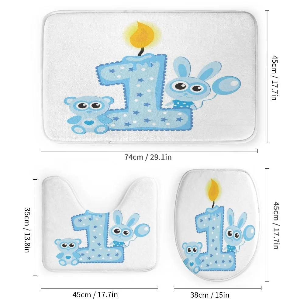 Boys Party Cake Candle — Detail 1