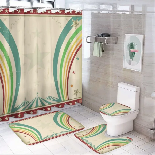 Circus Tents on a shower curtain