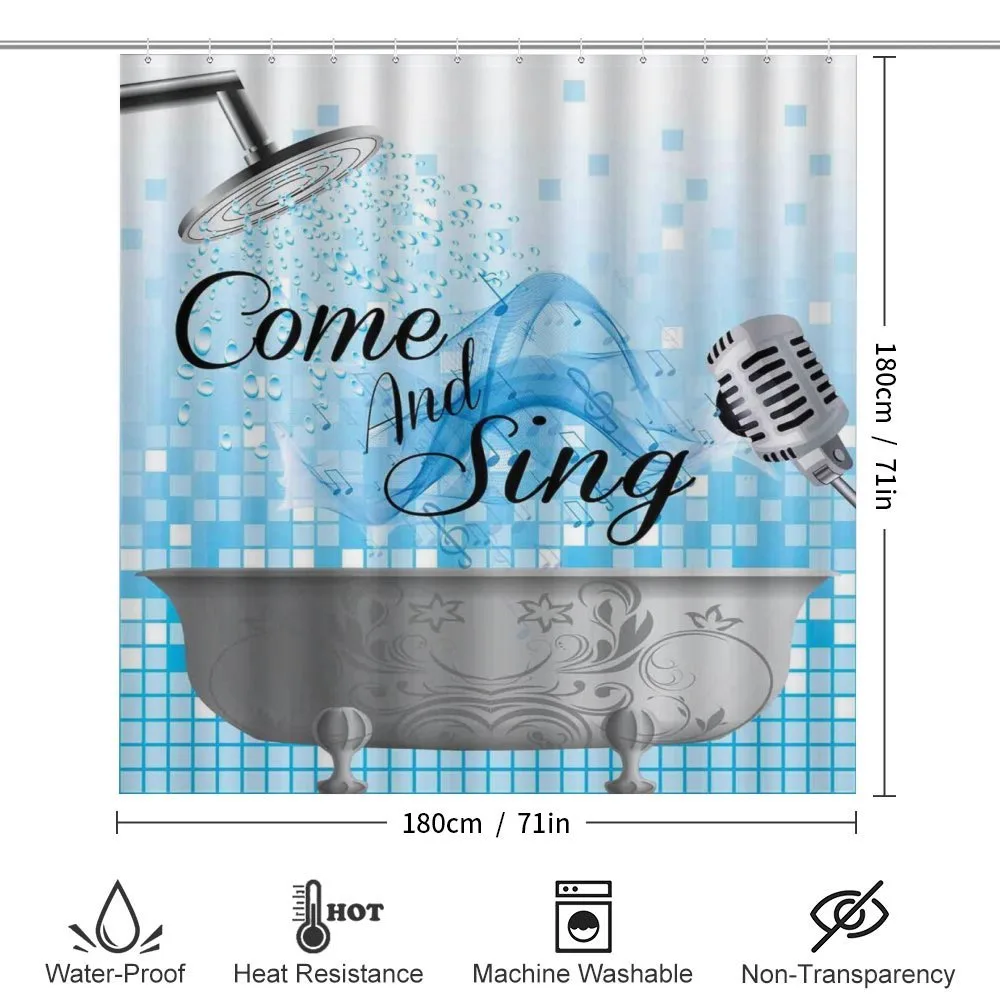 Come and Sing Message — Detail 2