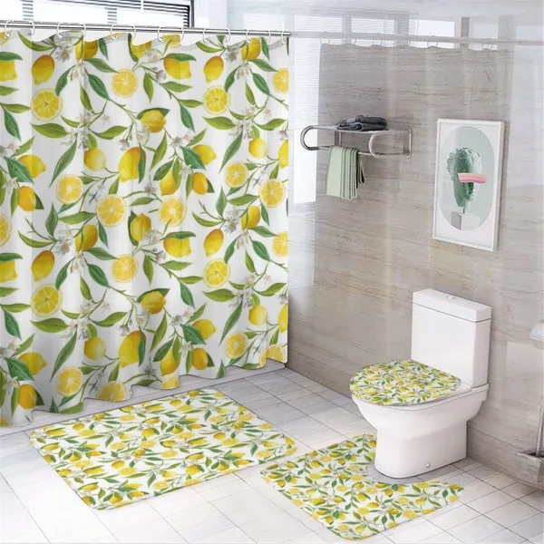 Exotic Delicious Garden on a shower curtain
