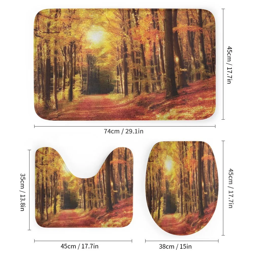 Fall Trees at Sunset Woods — Detail 1