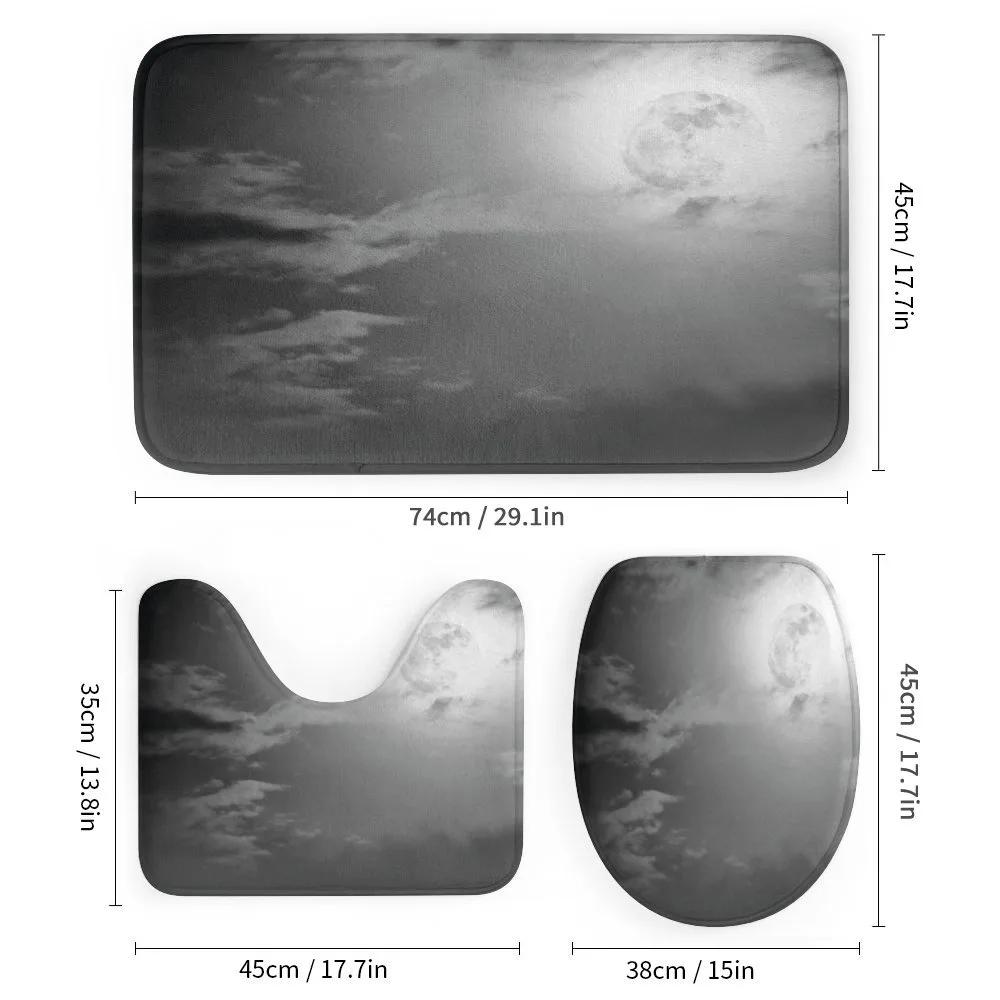 Full Moon and Clouds — Detail 1