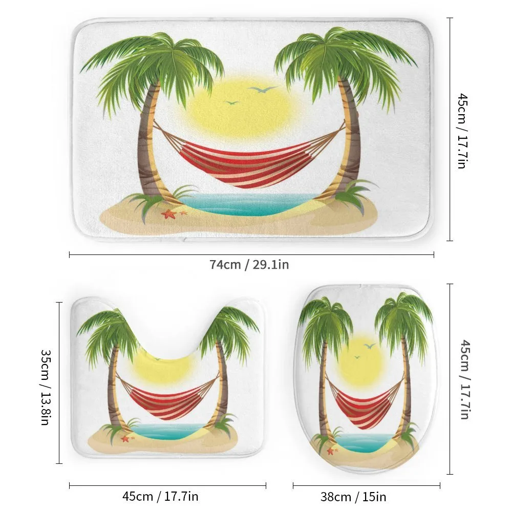 Hammock Between Palms — Detail 1