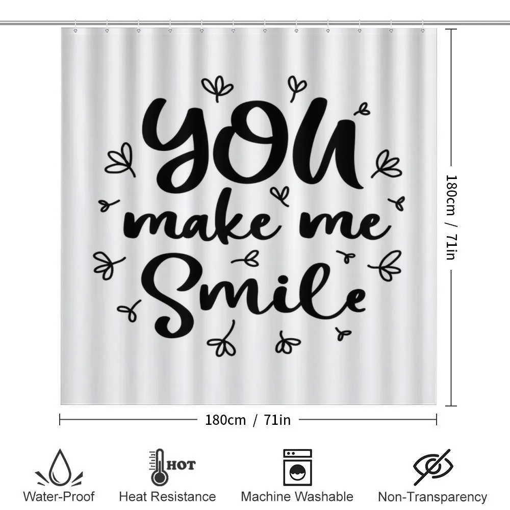 Hand Drawn You Make Me Smile — Detail 2