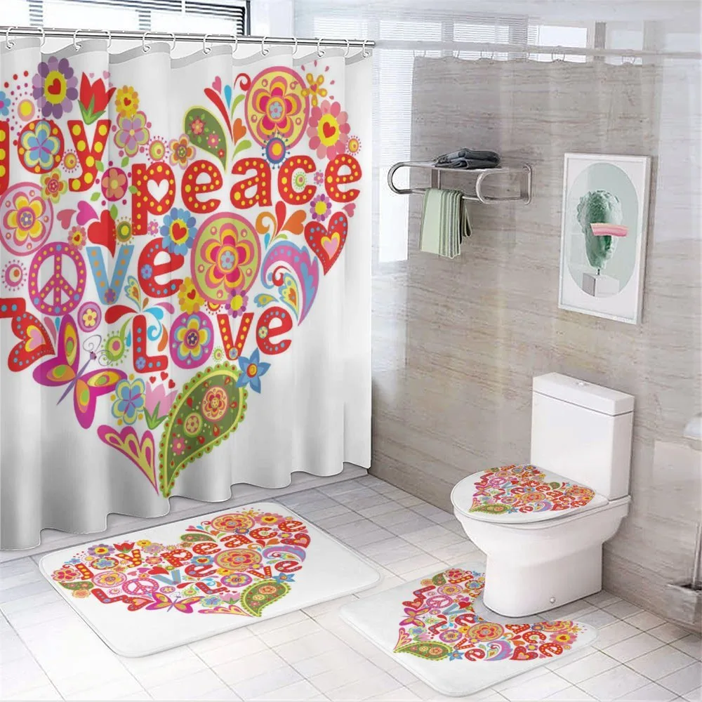 Hippie Floral Heart Sign — Your design