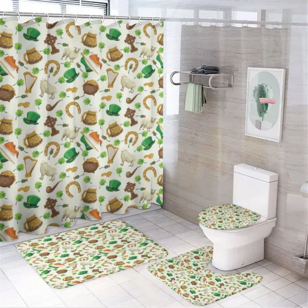 Irish Culture on a shower curtain