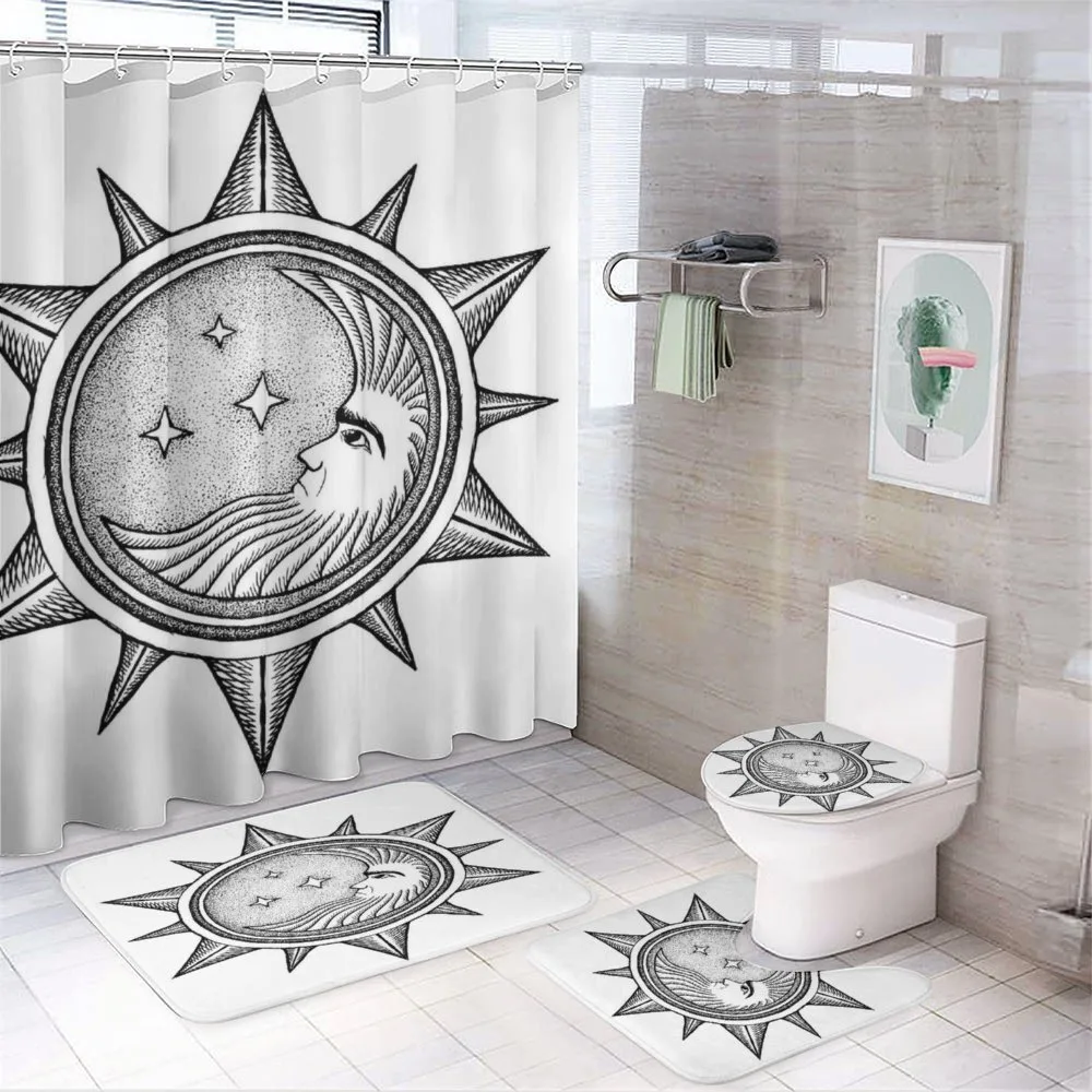 Moon with Stars in Sun — Your design