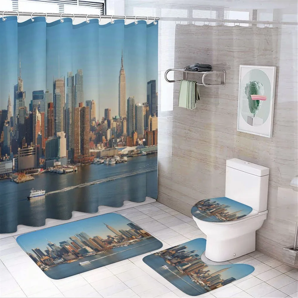 NYC Skyline River Scenery — Your design