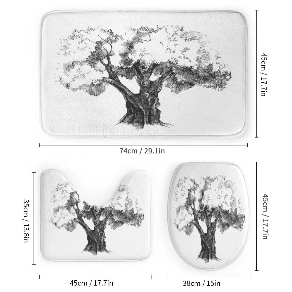Olive Tree Retro Nature — Detail 1