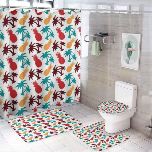 Palm Trees Island on a shower curtain